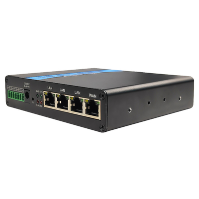 Duurzame 880Mhz industriële Ethernet-router DIN-rail zwarte kleur